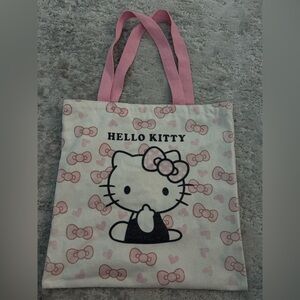Hello Kitty Tote Bag with Pink Handles